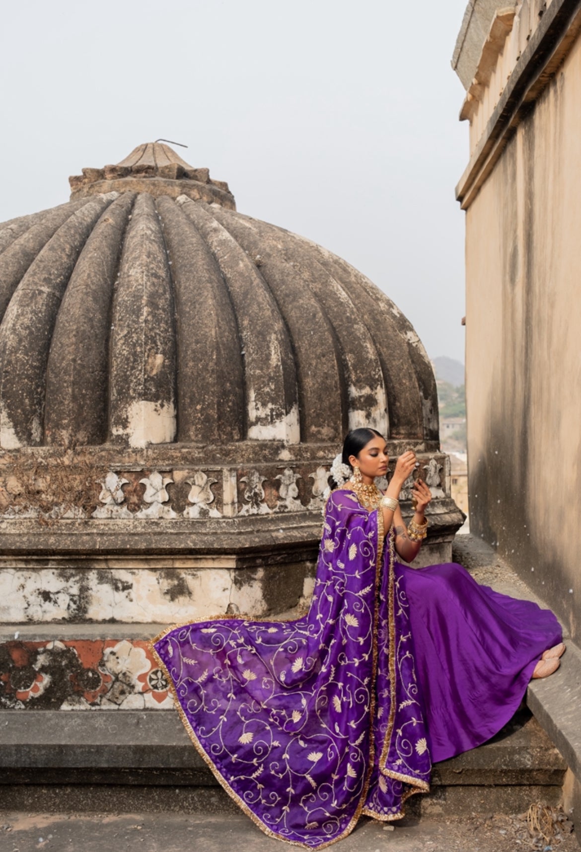 Veena  Dupatta - Anjanase