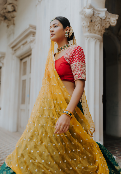 Zeeba Lehenga Set - Anjanase