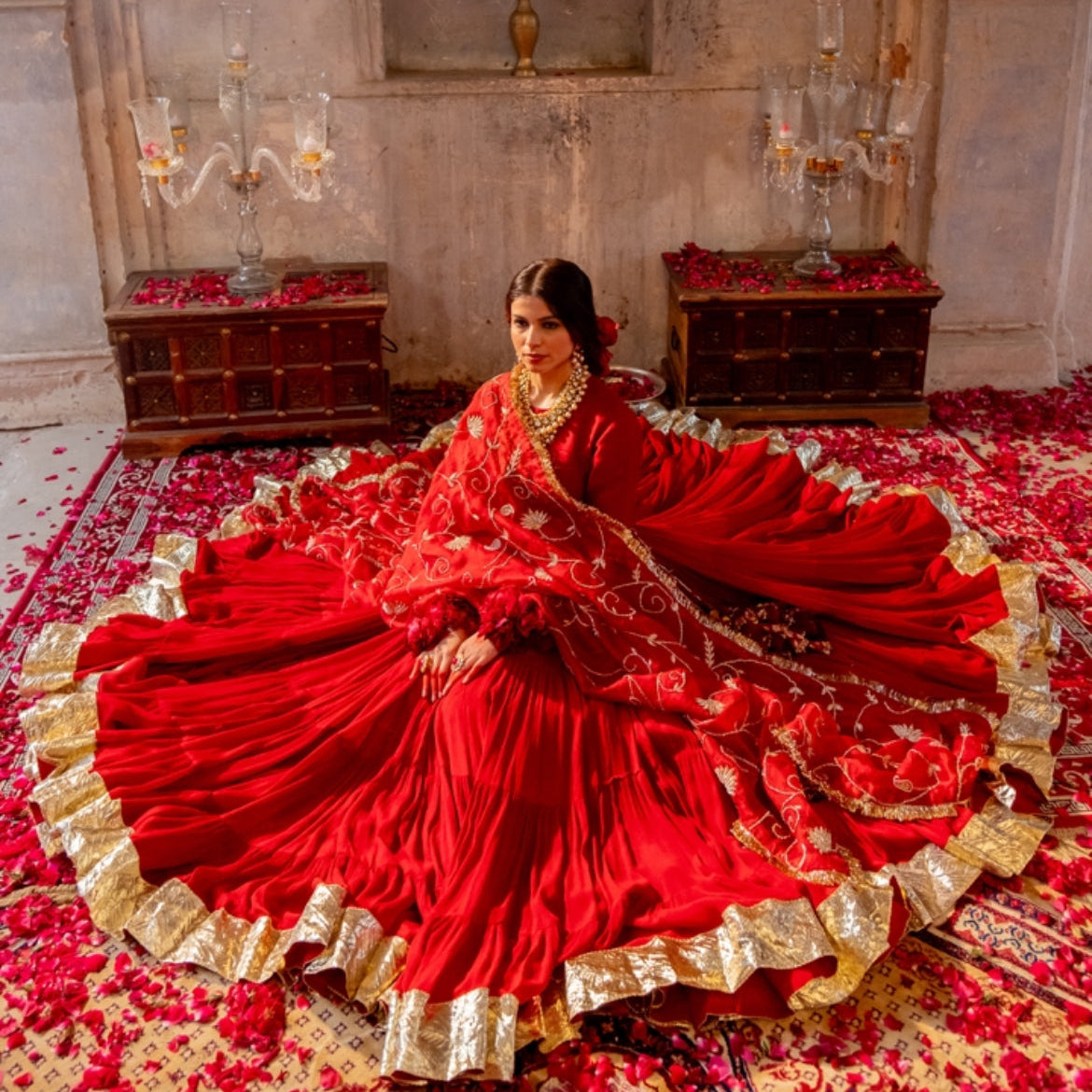 Navratri Chitralekha lehenega set
