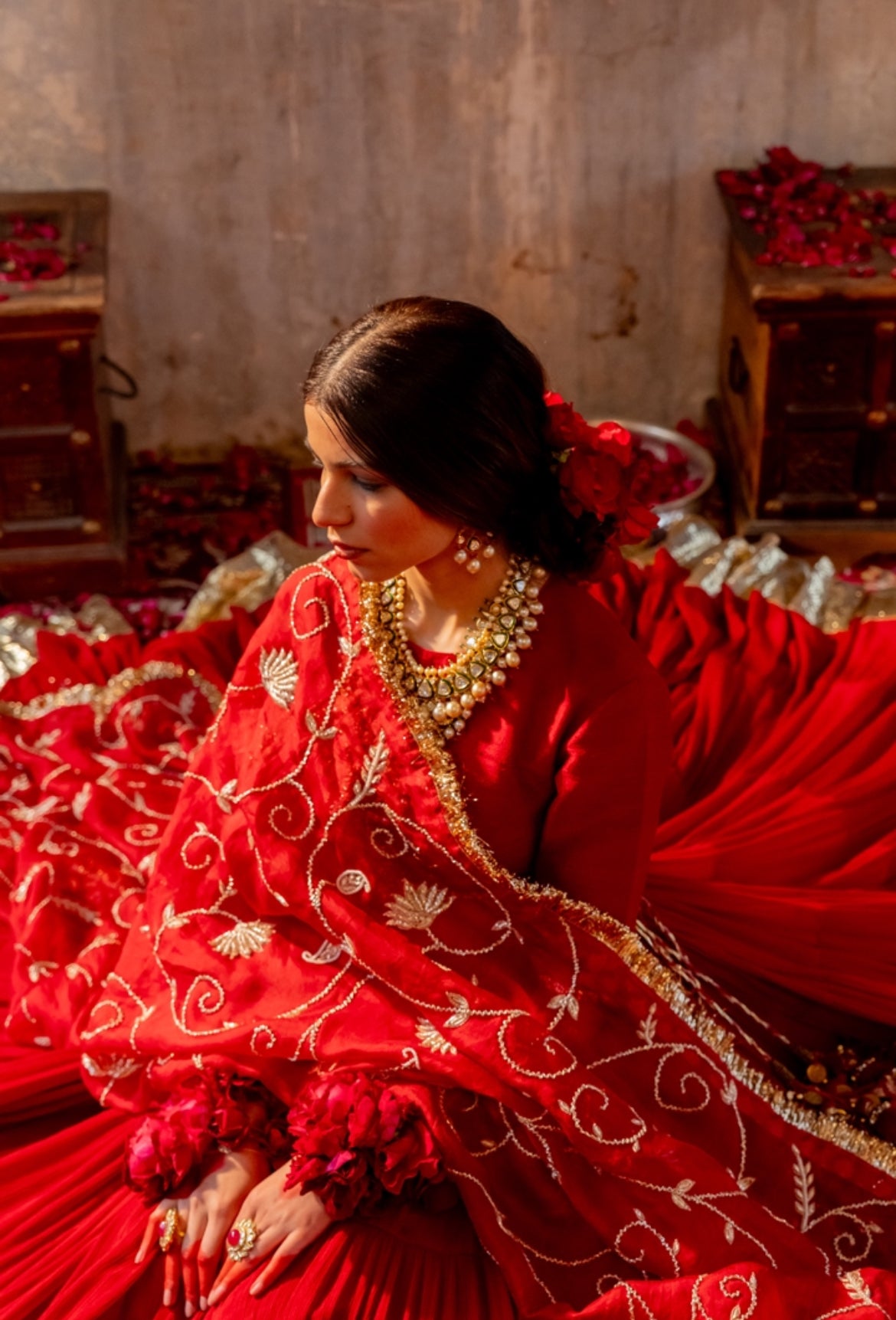 Navratri Chitralekha lehenega set