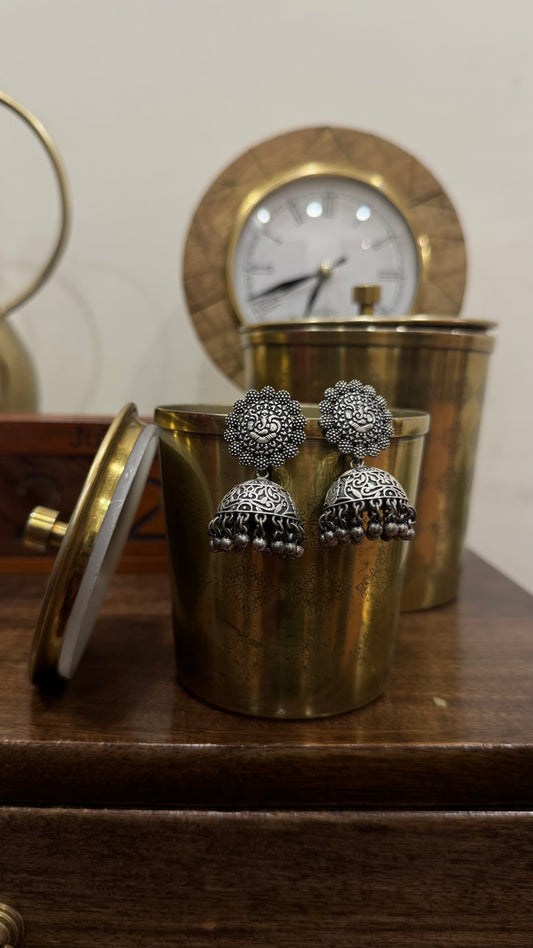 Oxidised Earring