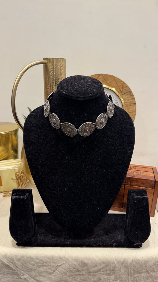 Oxidised Necklace