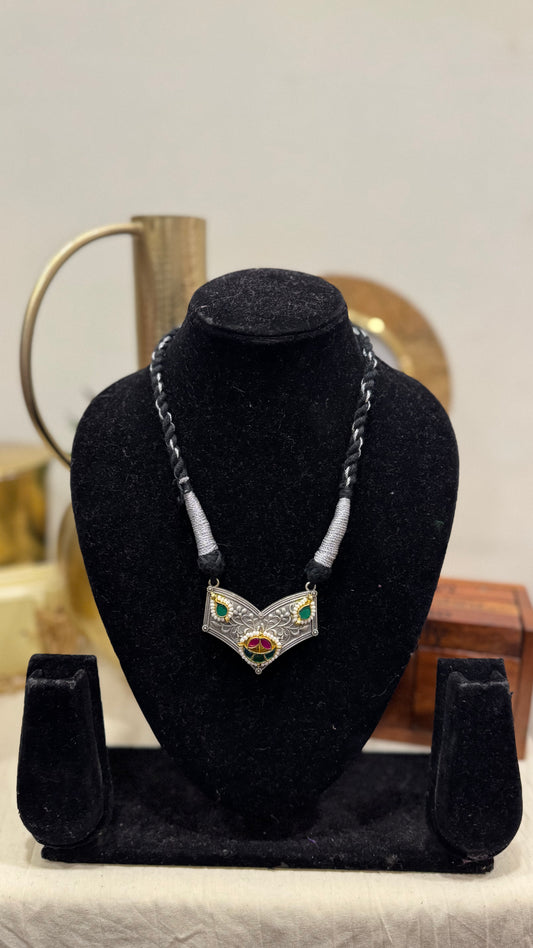 Oxidised Choker - Anjanase