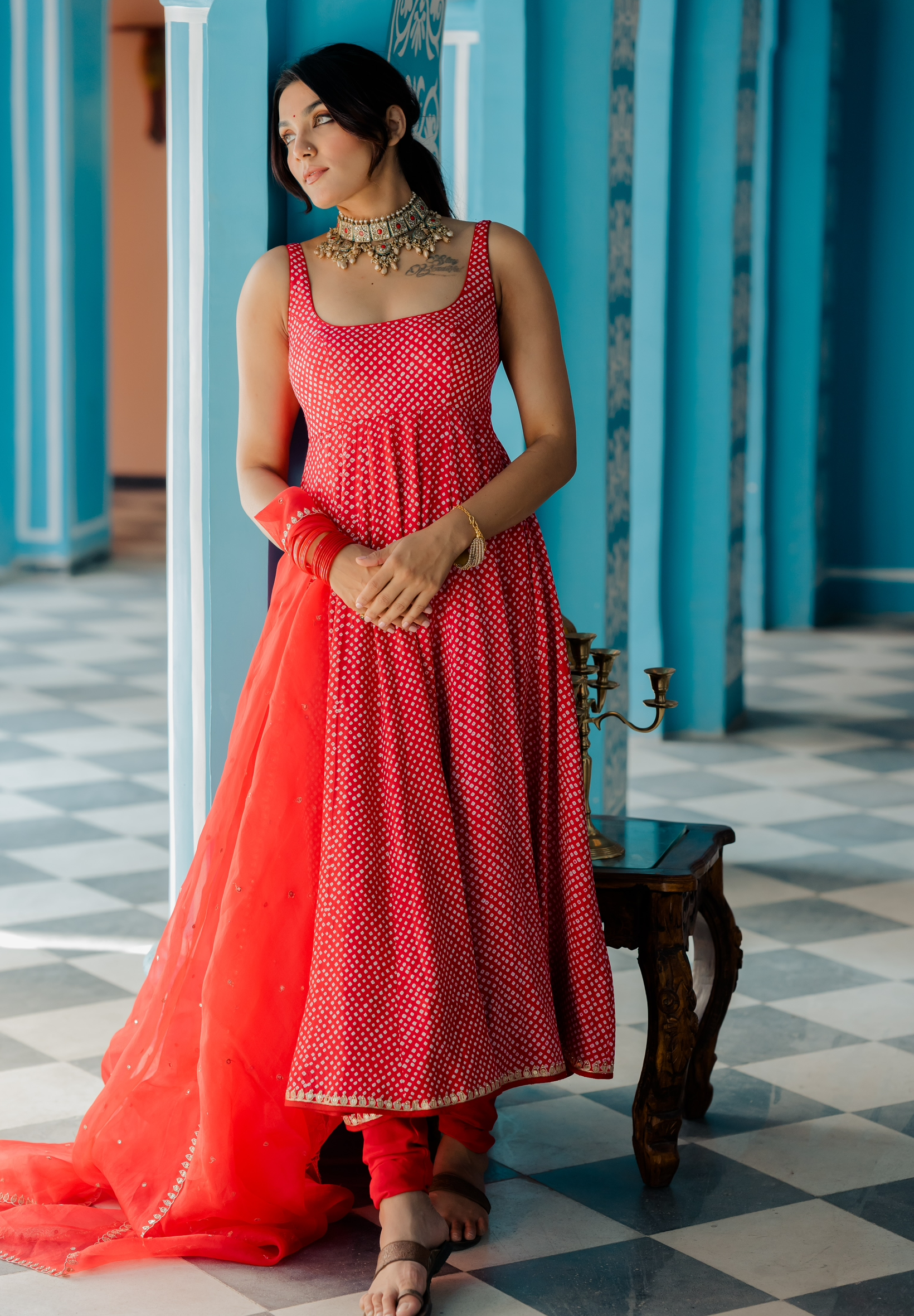 Lalima Anarkali Set - Anjanase