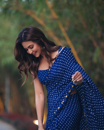 Kriti Kharbanda Saree