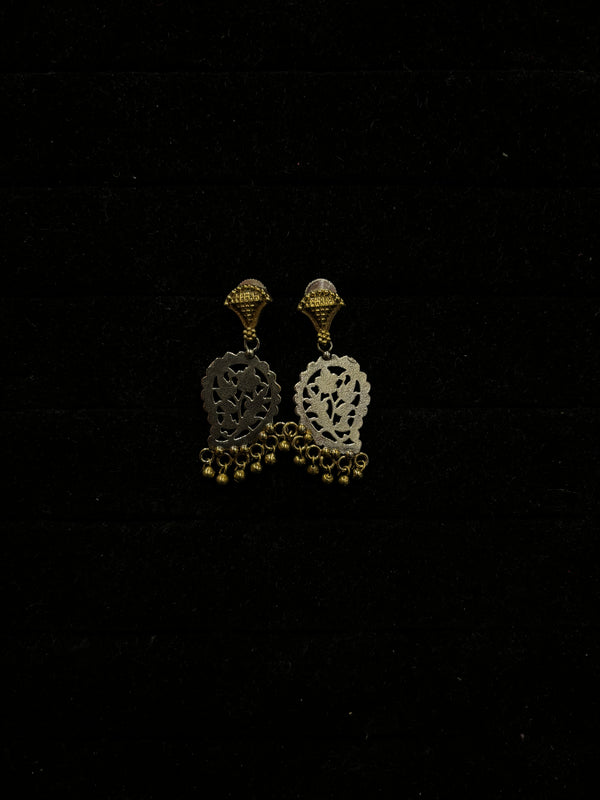 Oxidised Earring