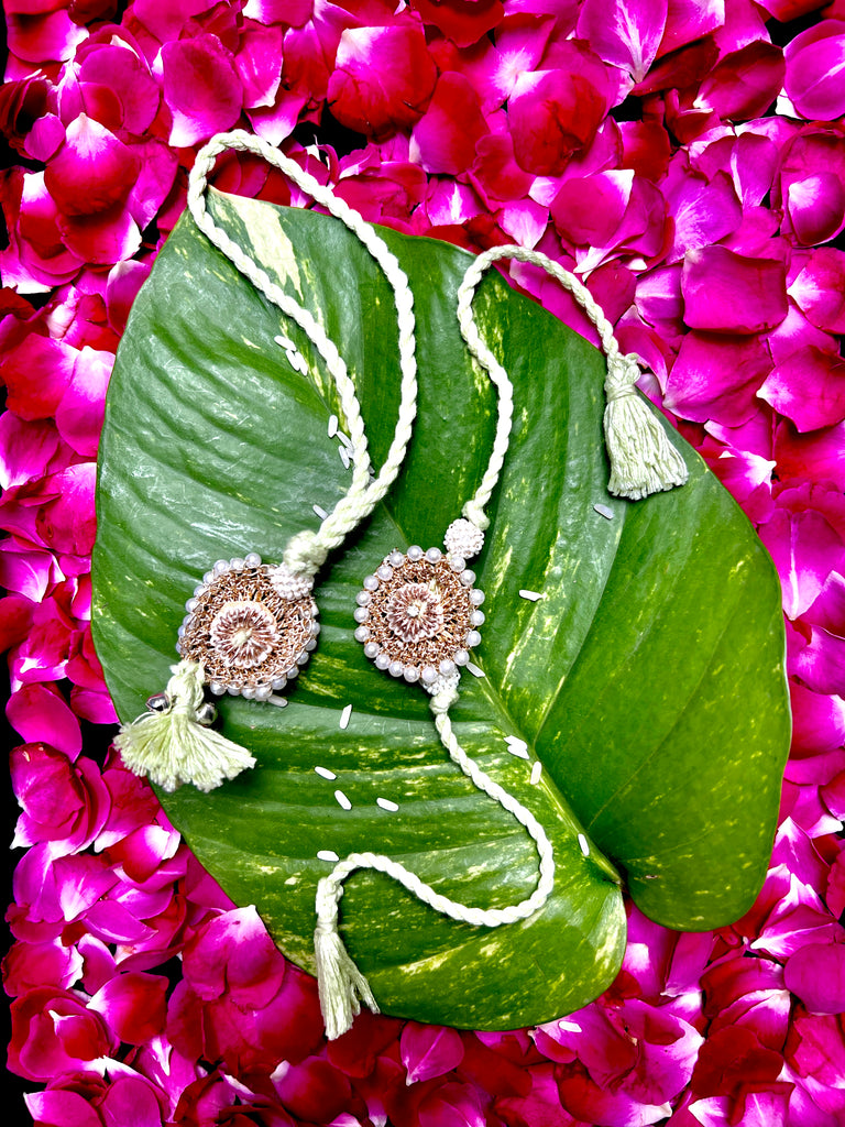 Green Crochet Combo Rakhi - Anjanase