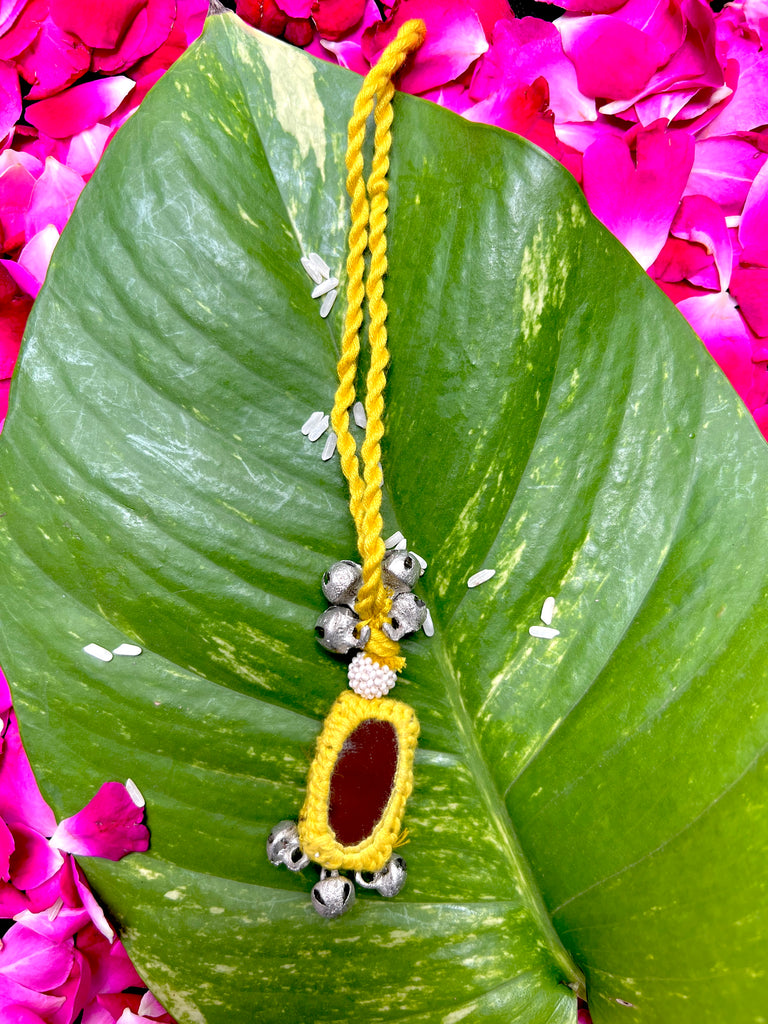 Yellow Mirror Bhabhi Rakhi - Anjanase