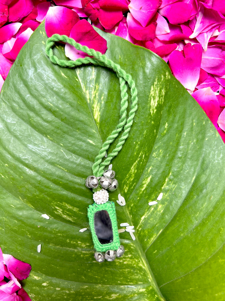 Green Mirror Bhabhi Rakhi - Anjanase