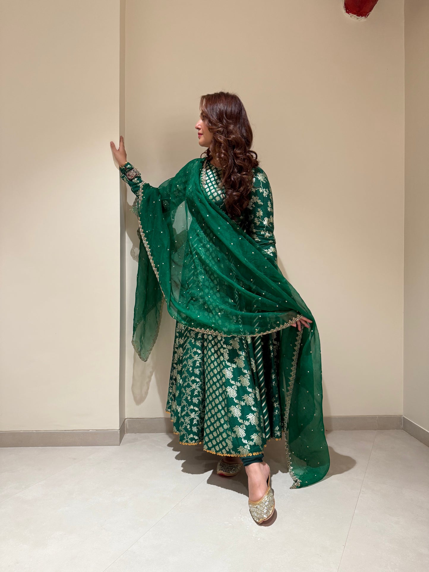 Huma Qureshi Anarkali Set