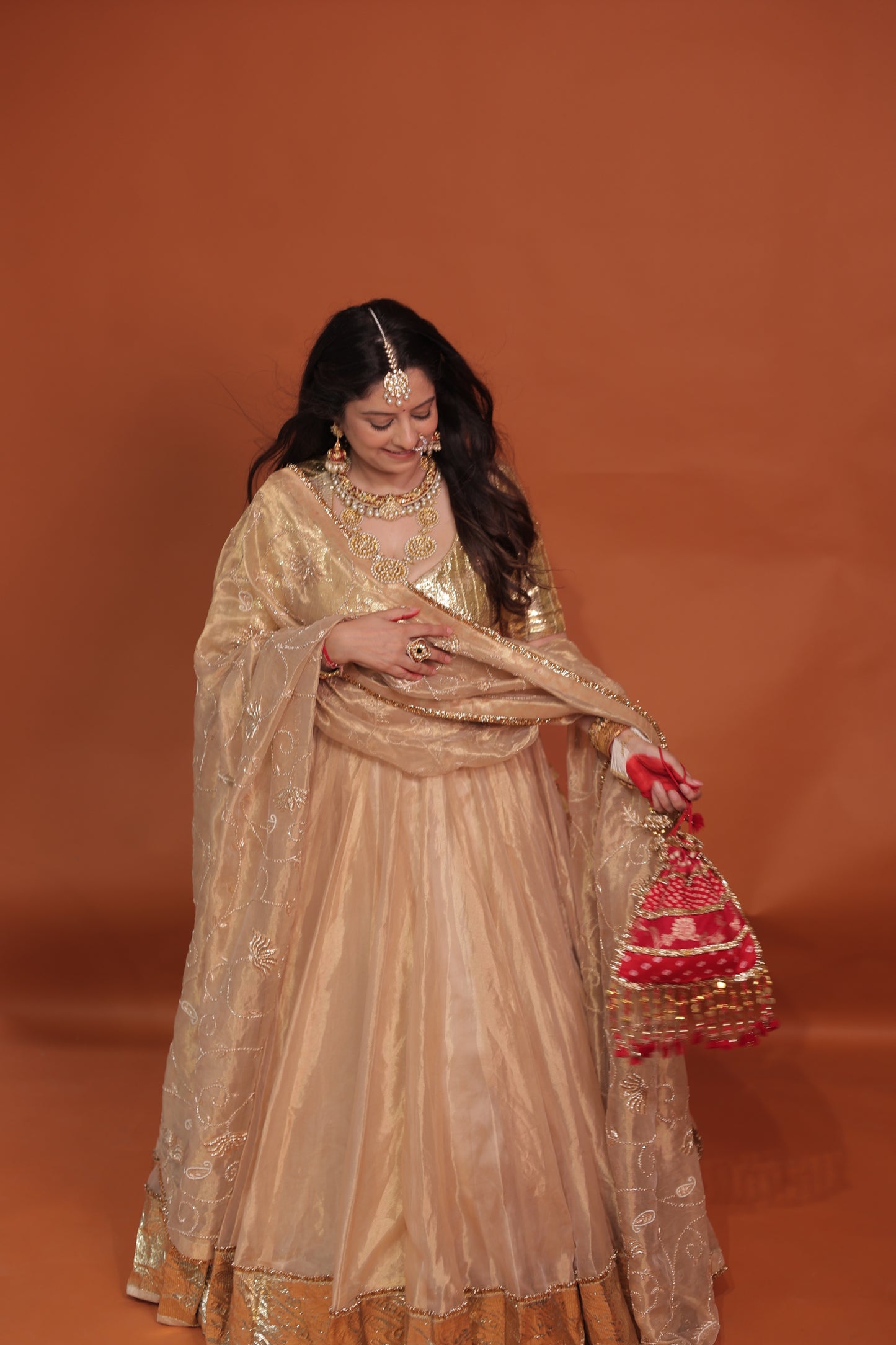 Golden Lehenga Set