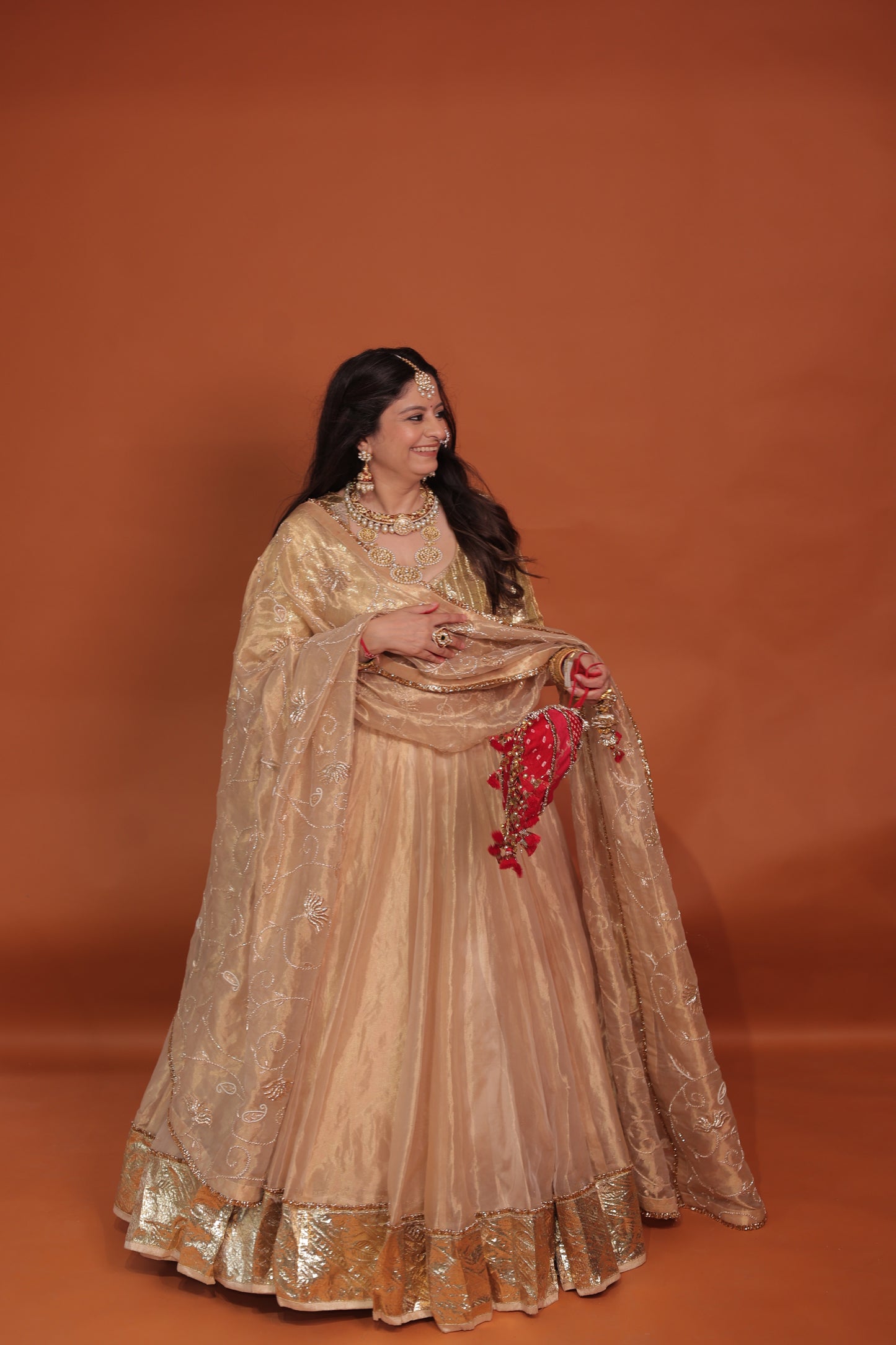 Golden Lehenga Set