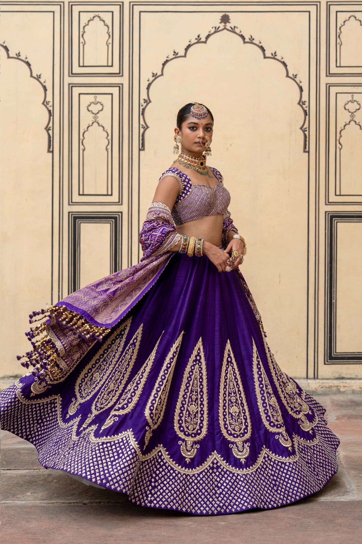 Gayatri Lehenga Set - Anjanase