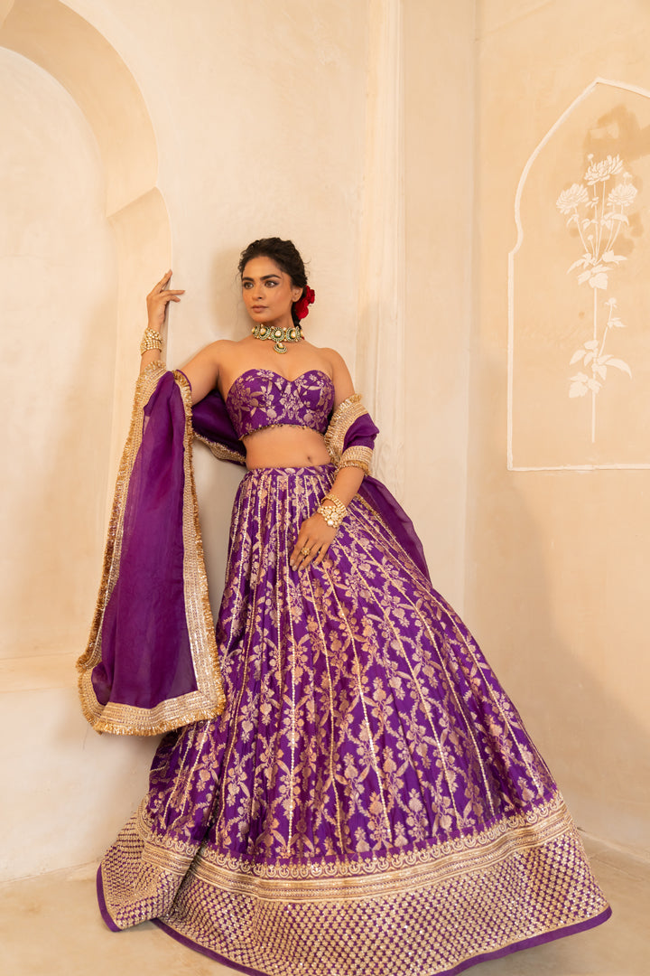 Handcrafted banarasi lehenga 
