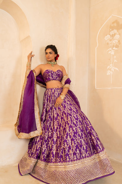Handcrafted banarasi lehenga 