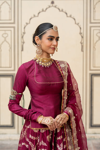 Damayanti Lehenga Set - Anjanase