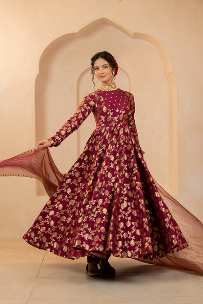 Durva Anarkali Set