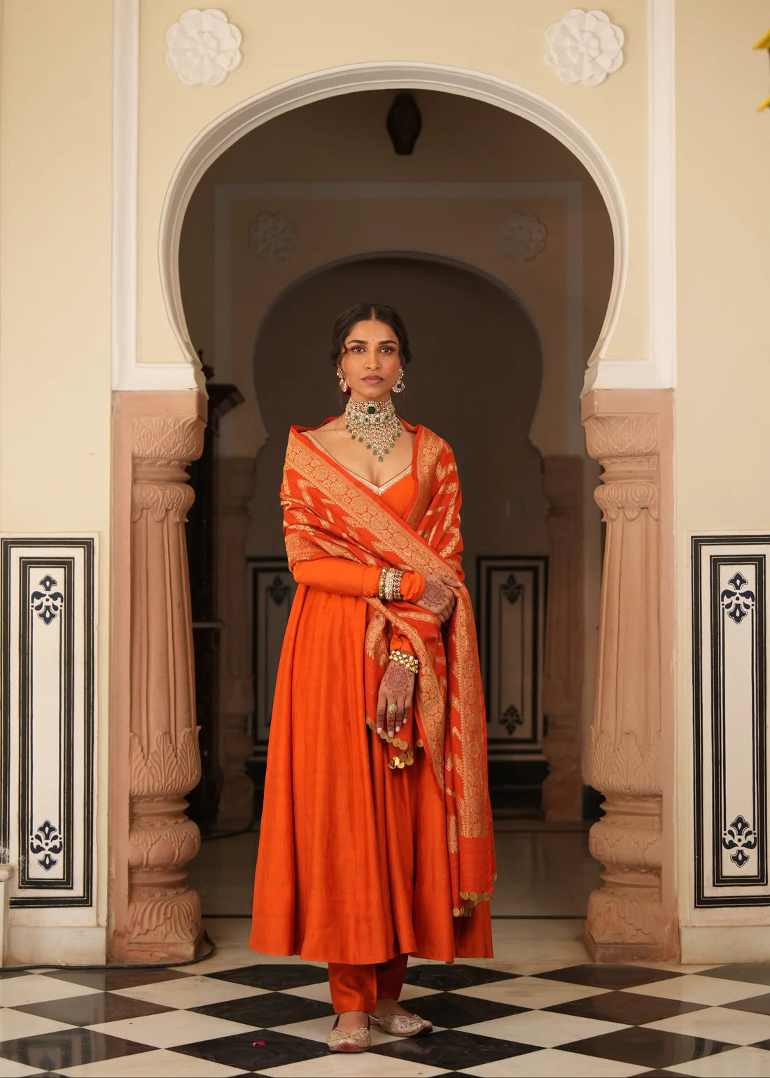 Mrigesha Anarkali Set