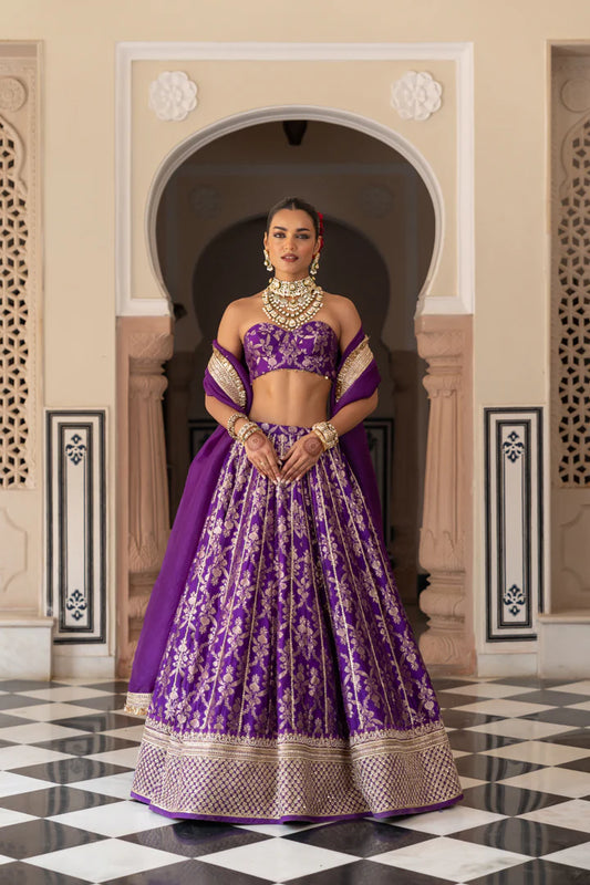 Pashmina Lehenga Set