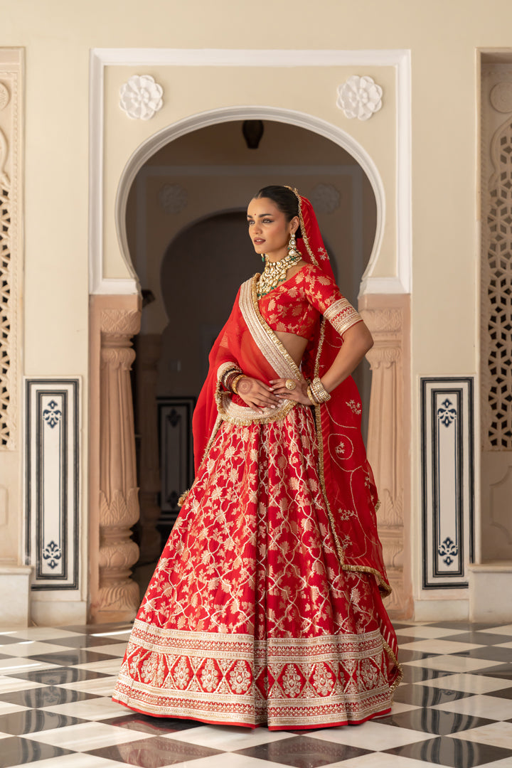 Dakshini Lehenga Set