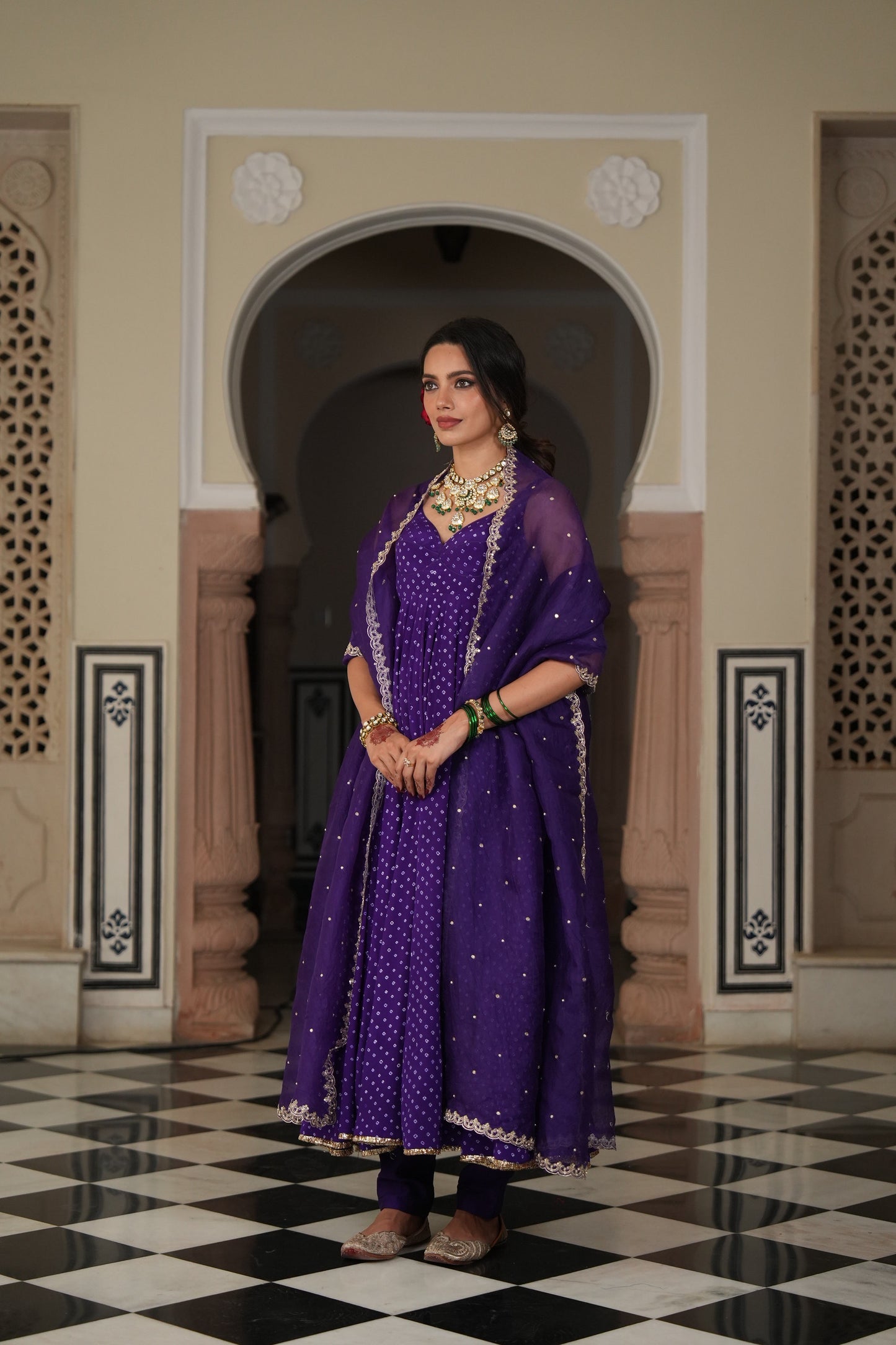 Anandi Anarkali set