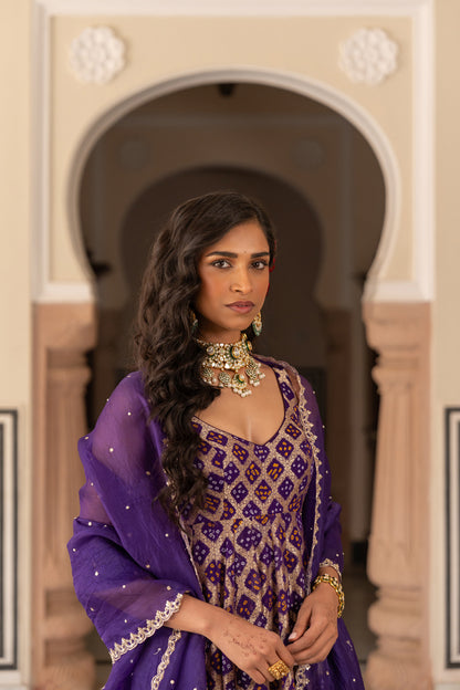 Medha Anarkali Set