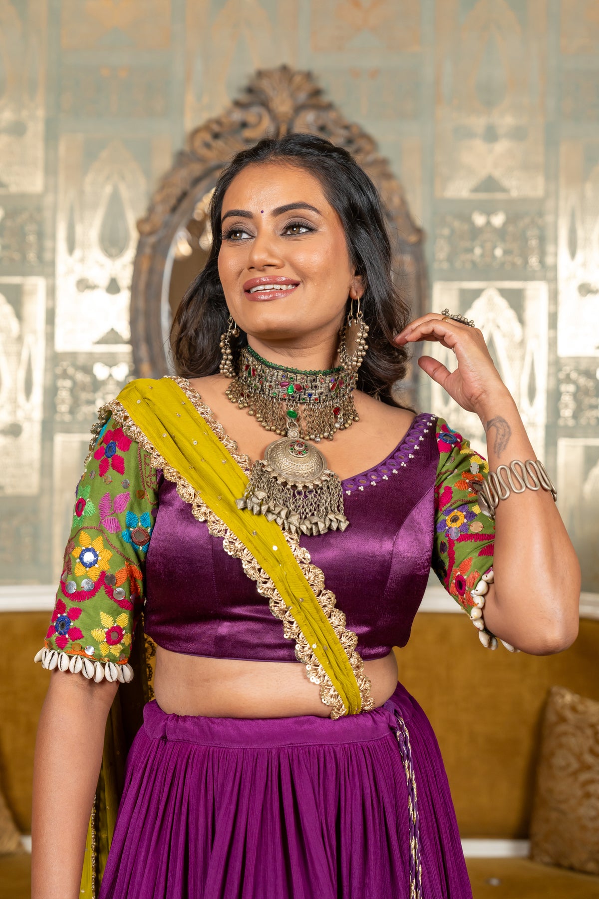Jhamku Lehenga Set