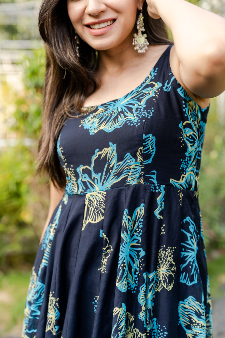 Night Blossom Summer Dress - Anjanase