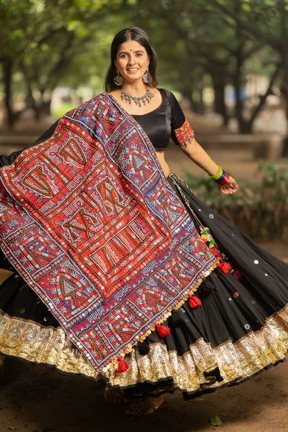 Full Patch Dupatta Set