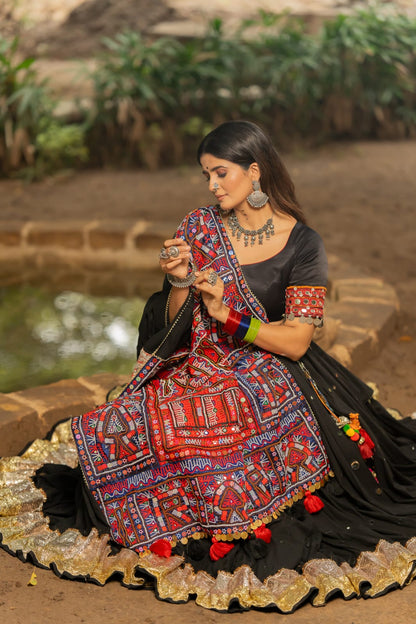 Full Patch Dupatta Set