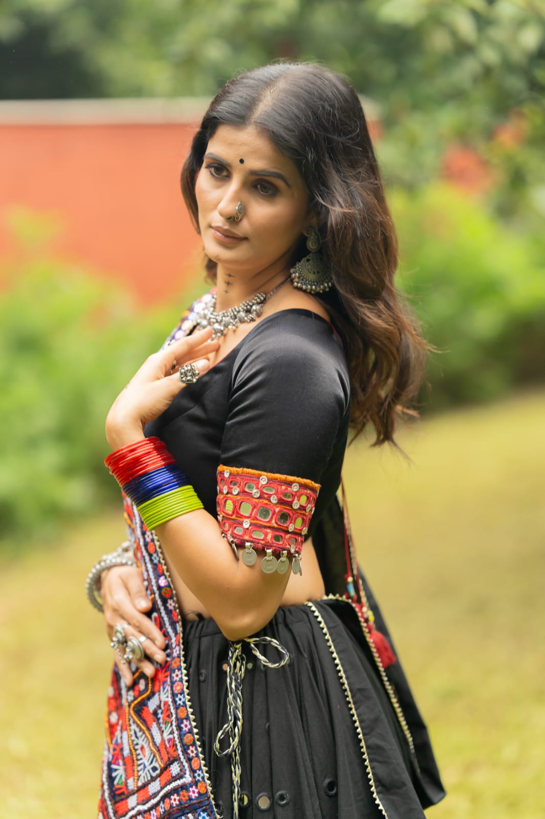 Full Patch Dupatta Set