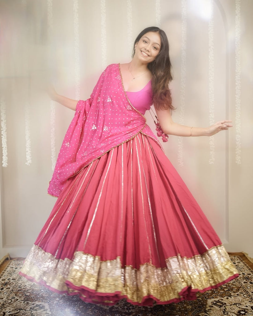 Pink lehenga set