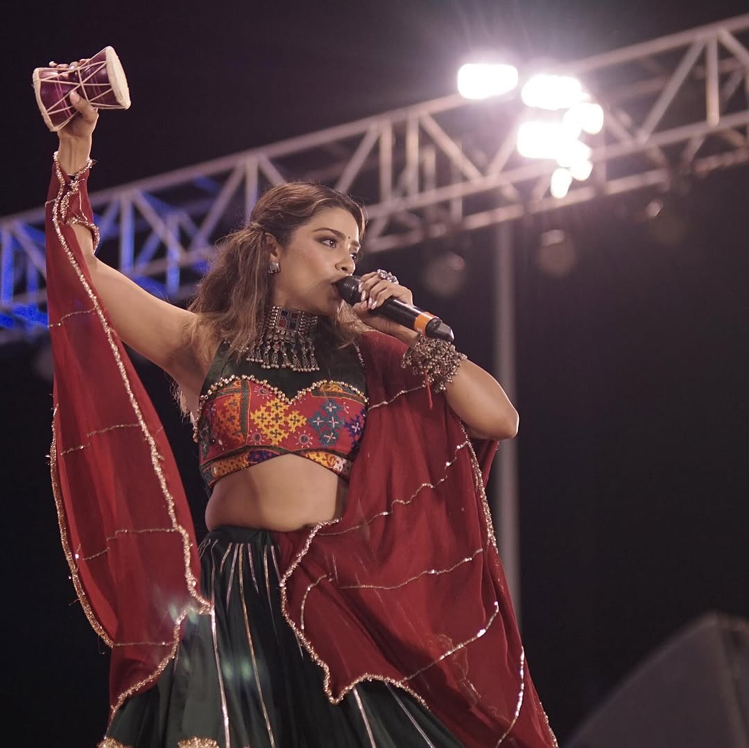 Pooja Kalyani Green Set