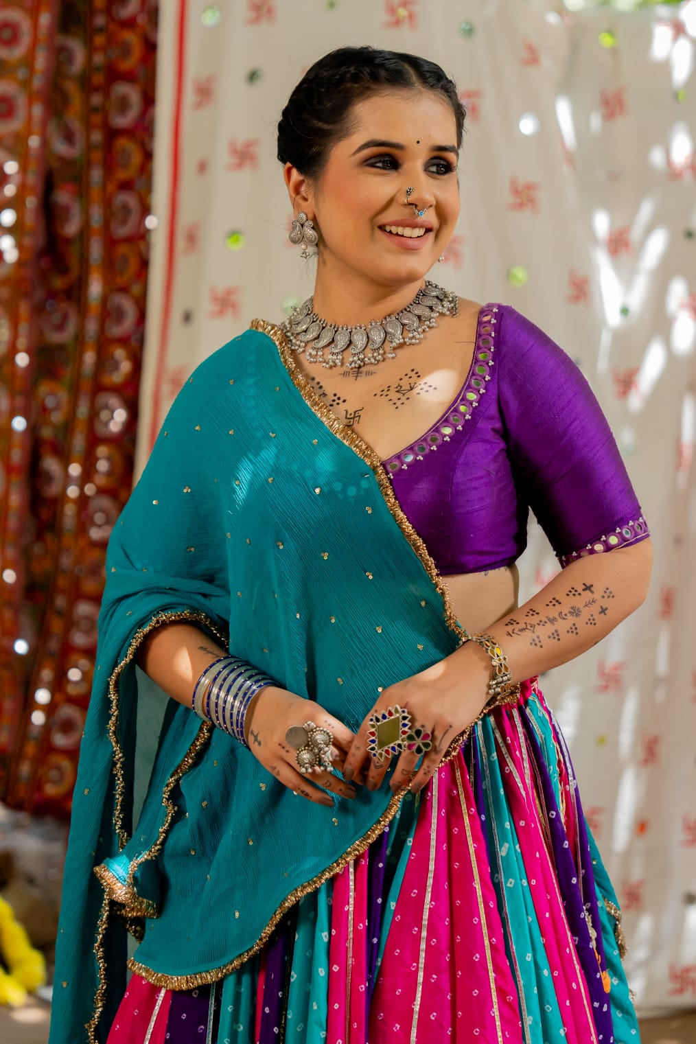 Bandhani Lehenga Set