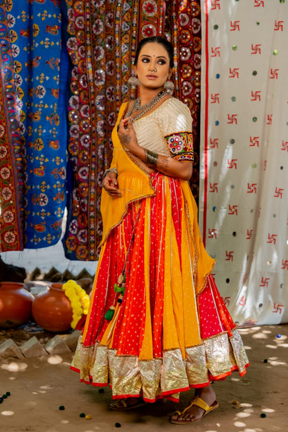 Navratri white Blouse