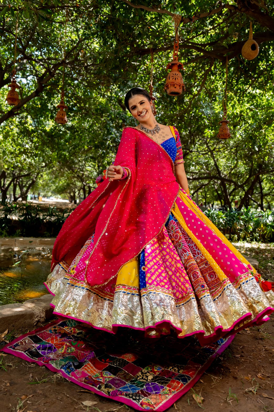 Multikali Heavy Lehenga Set