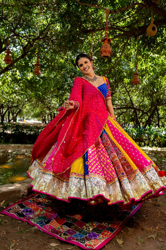 Multikali Heavy Lehenga Set