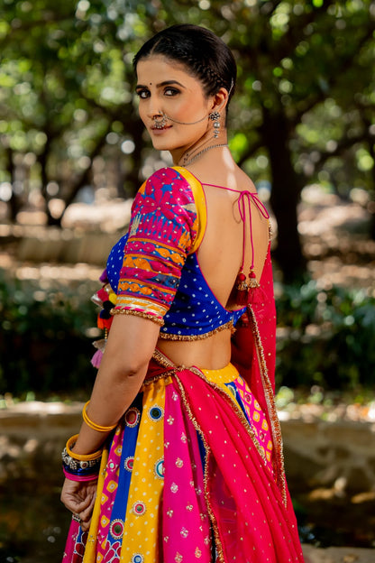 Multikali Heavy Lehenga Set
