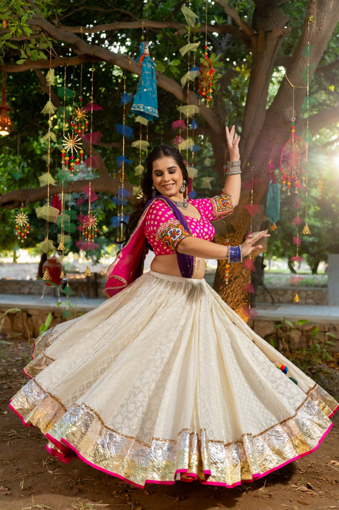 Chanderi Lehenga Set