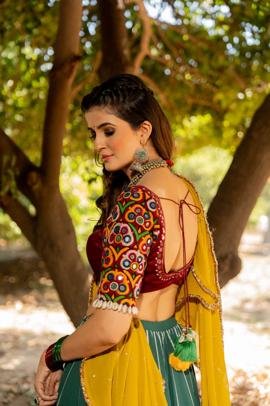 Komal Maroon Blouse