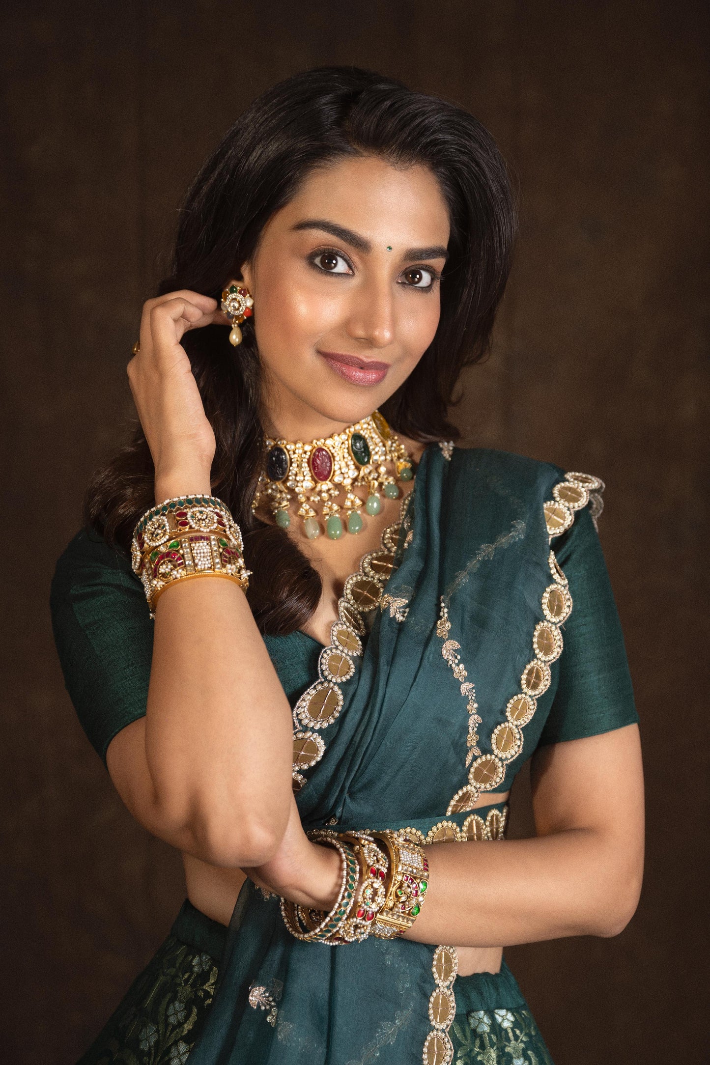 Meenakshi Chaudhary Lehenga Set