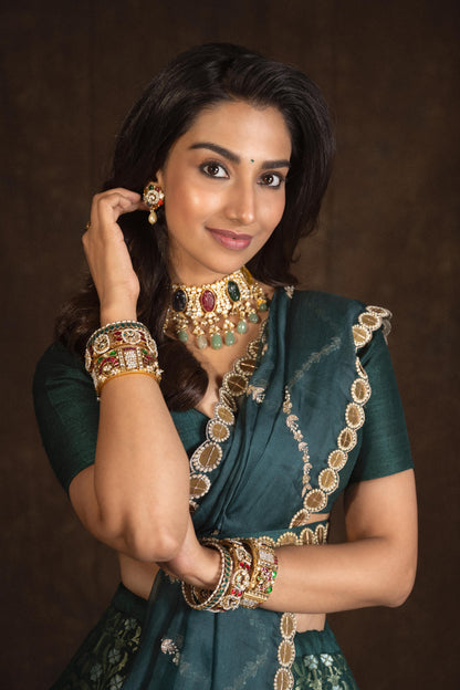 Meenakshi Chaudhary Lehenga Set