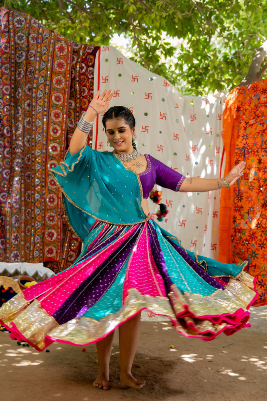 Rhythm Bandhani Skirt