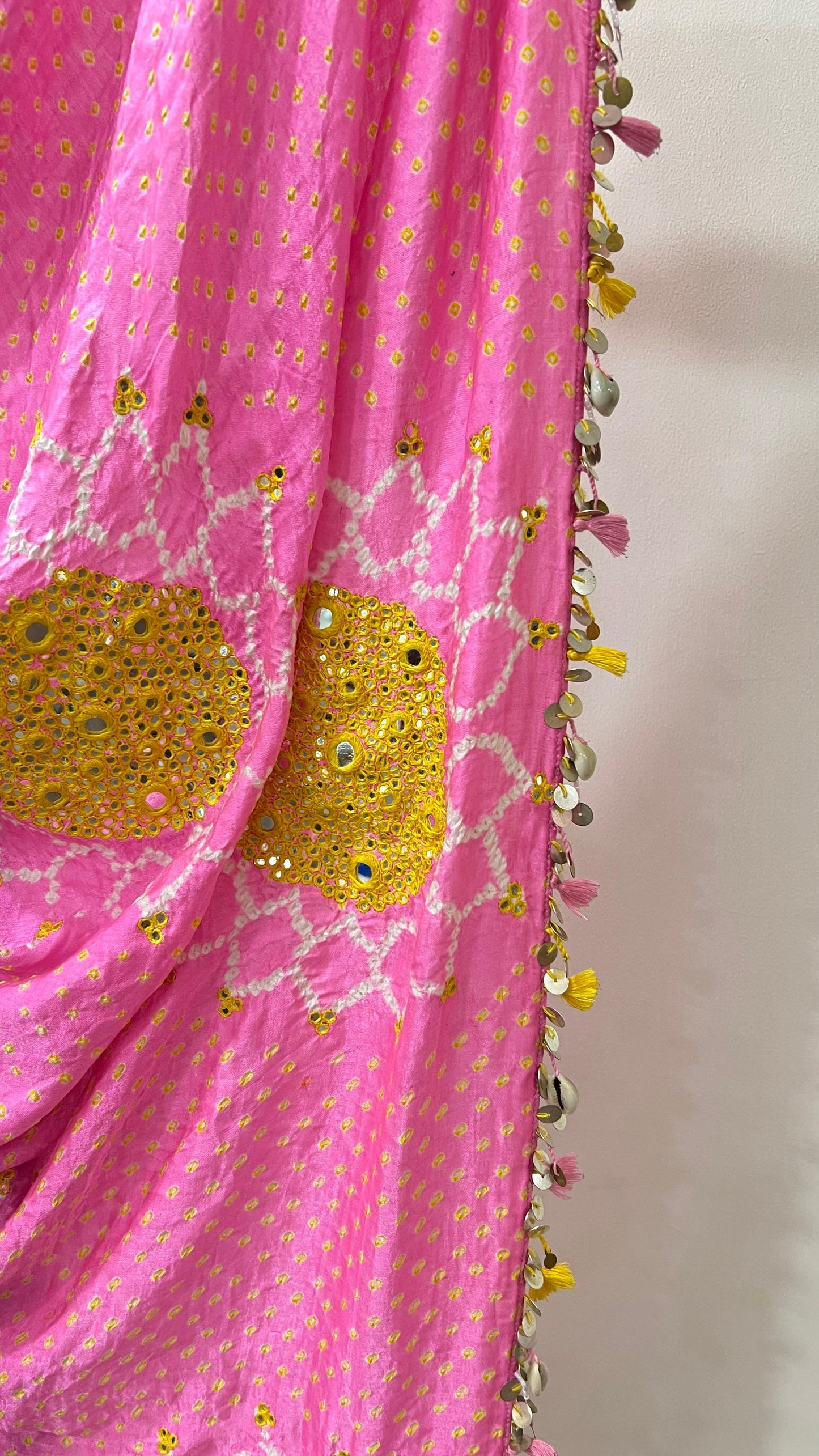 Pink Suraj Mukhi Dupatta