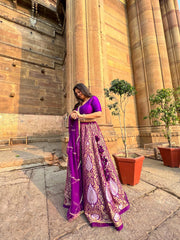 Purple Lehenga Set