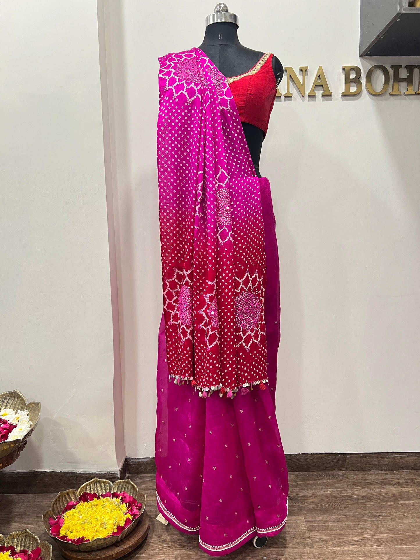 Bandhani Saree