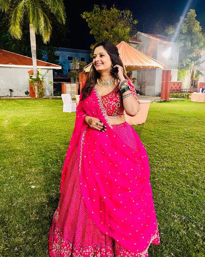 Pink Lehenga Set