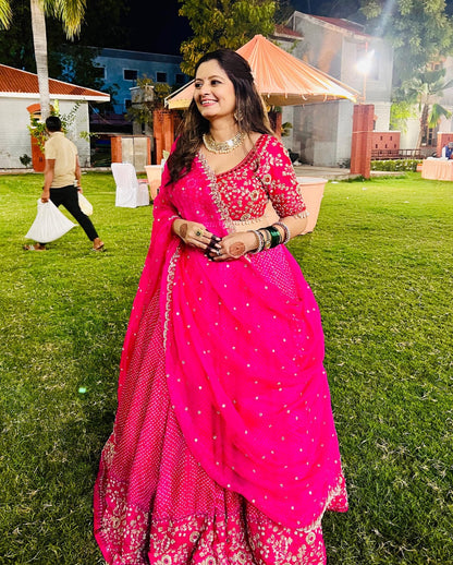 Pink Lehenga Set