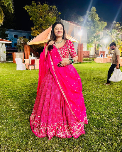 Pink Lehenga Set