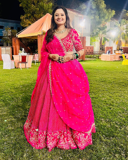 Pink Lehenga Set